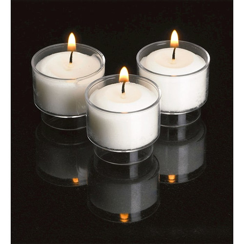 Candle-Brite-Lite Votives in PC Plastic w/4-Hour Burn-Clear (Pack Of 504) by Will & Baumer