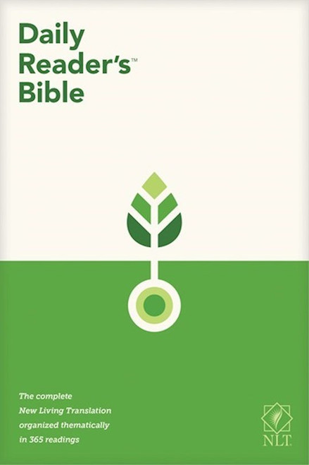 NLT Daily Reader's Bible-Hardcover by Tyndale House