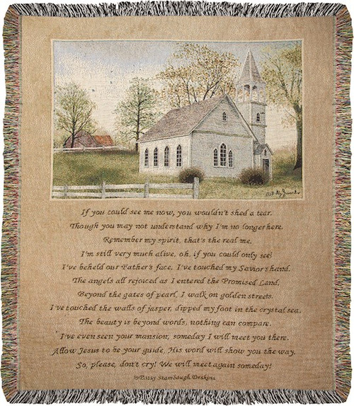 Throw-If You Could See Me Tapestry (50" x 60") by Jacobs Billy