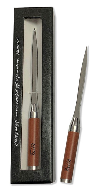 Letter Opener-Faith/Every Good And Every Perfect Gift... (James 1:17 KJV) by Christ To All