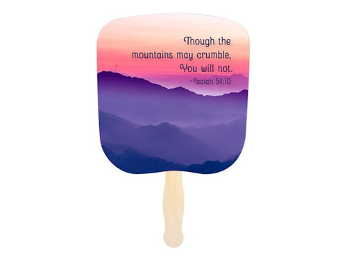 Hand Fan-Isaiah 54:10 (Pack of 50) by Swanson