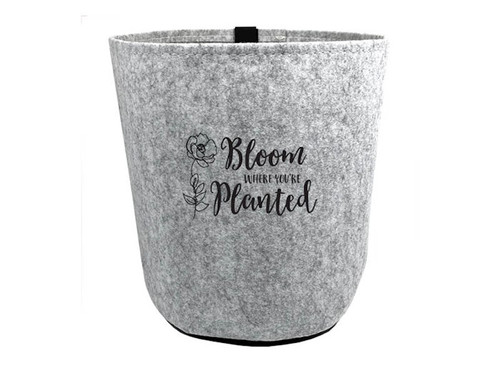 Grow Bag-Bloom w/Velcro Back-Gray (3 Gallon) by Swanson