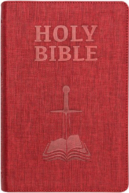 NASB 1995 Children's Edition-Sunset Red Faux Leather Indexed by Steadfast Bibles