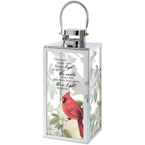 Lantern w/Flameless LED Candle & Timer-Light Remains (5" x 12" x 5") by Carson Home Accent