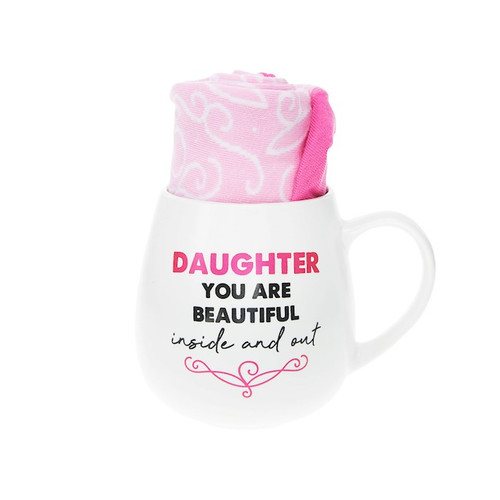 Mug & Sock Set-Daughter (15.5 Oz) by Pavilion