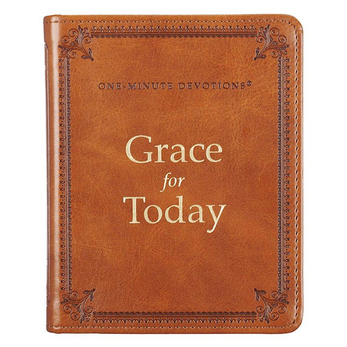 Grace For Today (One Minute Devotions)-LuxLeather by Christian Art Gift