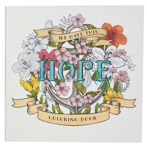 Hope Adult Coloring Book by Christian Art Gift