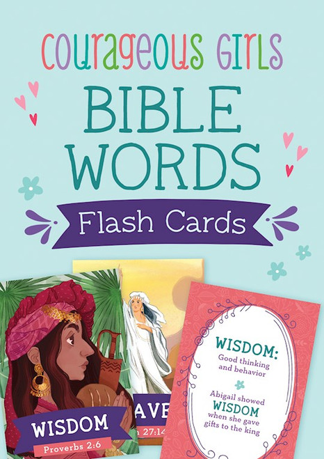 Courageous Girls Bible Words Flash Cards by Barbour Staff