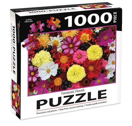 Jigsaw Puzzle-Fantastic Florals (1000 Pieces) by Turner
