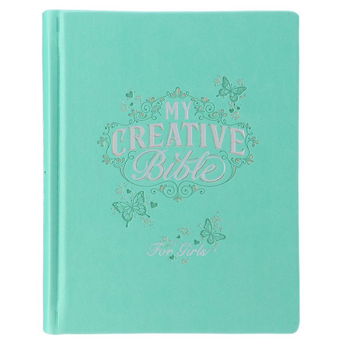 ESV My Creative Bible For Girls-Teal Faux Leather Hardcover by Cowles Amanda