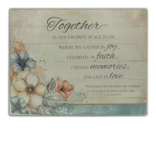 Cutting Board-Mini-Together Is Our Favorite Place (11" x 8.5") by CA Gift