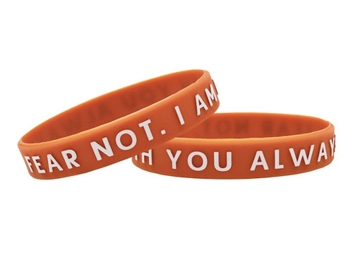Power Bands-Fear Not. I Am With You Always. (.5"W 3.75" Dia) (Pack Of 12) by Swanson