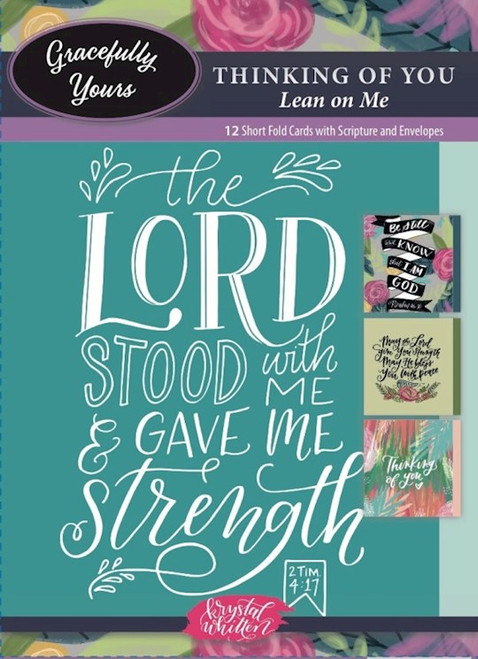 CARD-THINKING OF YOU (LEAN ON ME) FEATURING KRYSTAL WHITTEN #174 (PK/12) by Gracefully Yours