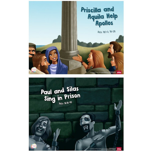 Simply Loved Bible Story Poster Pack (12 Posters)-Quarter 8 by Group Publishing