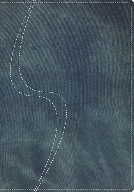 NLT A Young Woman After God's Own Heart Bible-Denim Look Imitation Leather by George Elizabeth