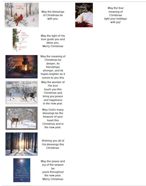 Card-Boxed-Shared Blessings-Christmas-Christmas Blessings/Large Assorted (Box Of 24) by Christmas