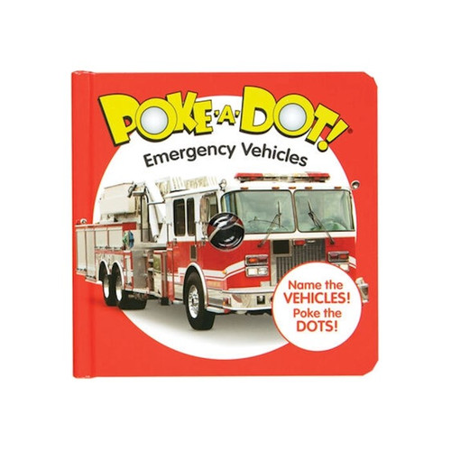 My First Poke-A-Dot Book-Emergency Vehicles by Melissa And Doug