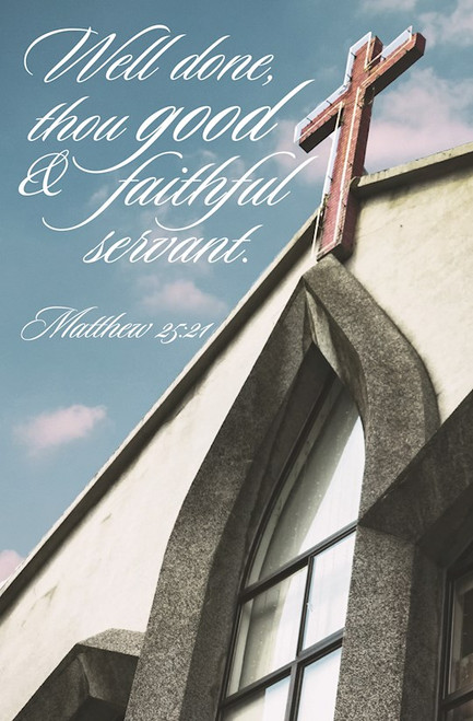 Bulletin-Well Done (Funeral) (Pack Of 100) by Broadman & Holman