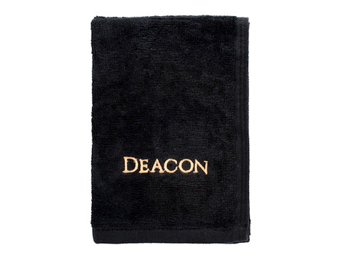 Towel-Deacon-Black w/Gold Lettering by Swanson
