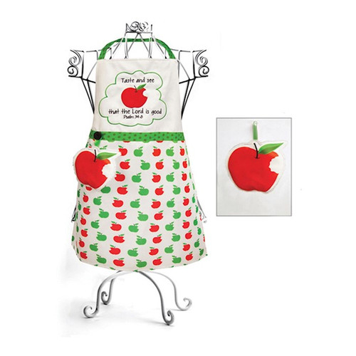 Apron w/Handtowel-Taste & See (Kids) by Manual Weavers