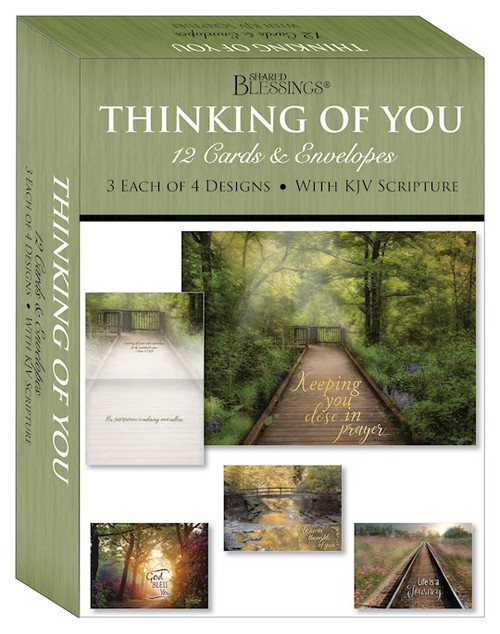 Card-Boxed-Shared Blessings-Thinking Of You Peaceful Paths (Box Of 12) by Crown Point