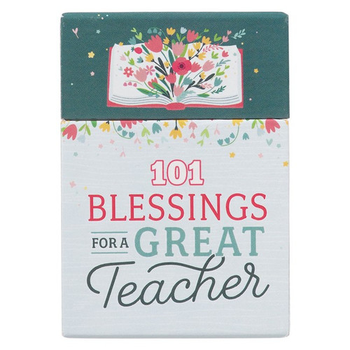 Box of Blessings For A Great Teacher by Christian Art Gift