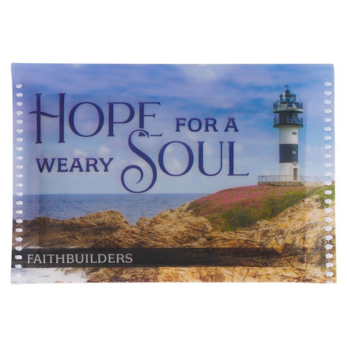 Faithbuilder Cards-Hope For A Weary Soul (Pack of 20) by Christian Art Gift