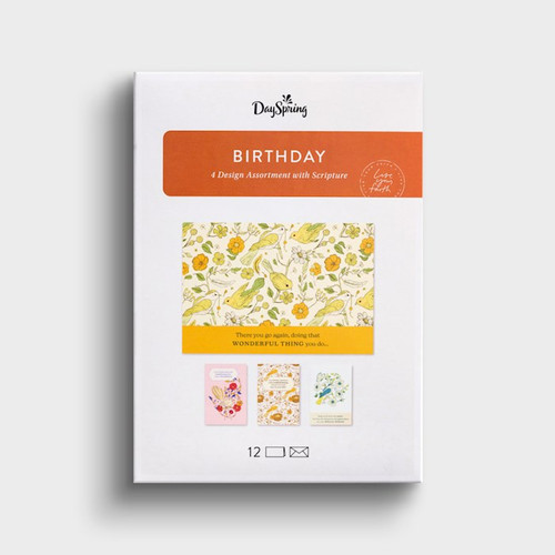 Card-Boxed-Birthday-Birds (Box Of 12) by Dayspring
