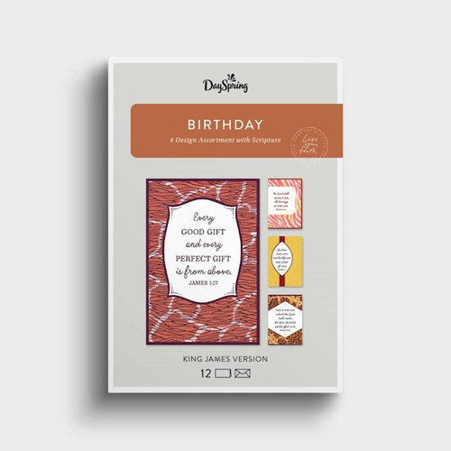 Card-Boxed-Birthday-Animal Print (Box Of 12) by Dayspring