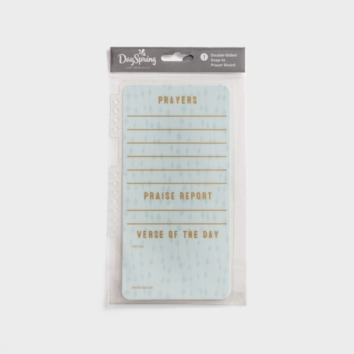 Prayer Board-Aqua/Gold by Dayspring