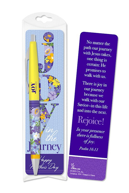 Pen & Bookmark Set-Joy In The Journey-Mothers Day (Psalm 16:11) by Christ For All