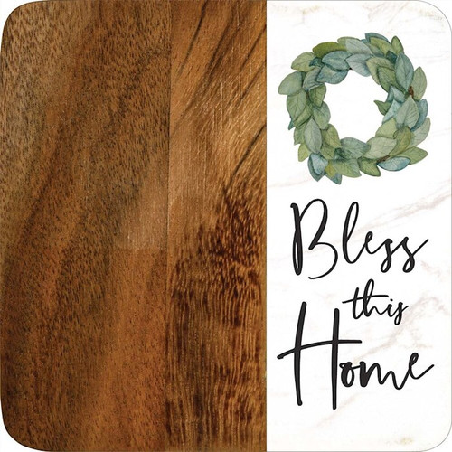 Coaster Set-Bless This House (Pk/4) by P Graham Dunn