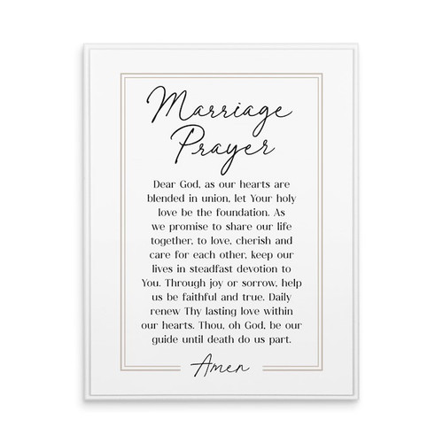 Ornate Decor-Marriage Prayer (12 x 16) by P Graham Dunn