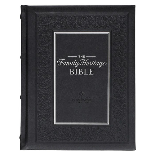 NLT Family Heritage Bible-Black Hardcover by Christian Art Gift