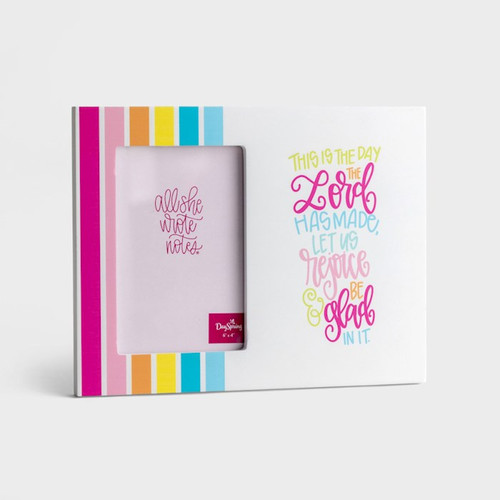 Photo Frame-This Is The Day (Holds 4x6 Photo) by Taylor Maghon