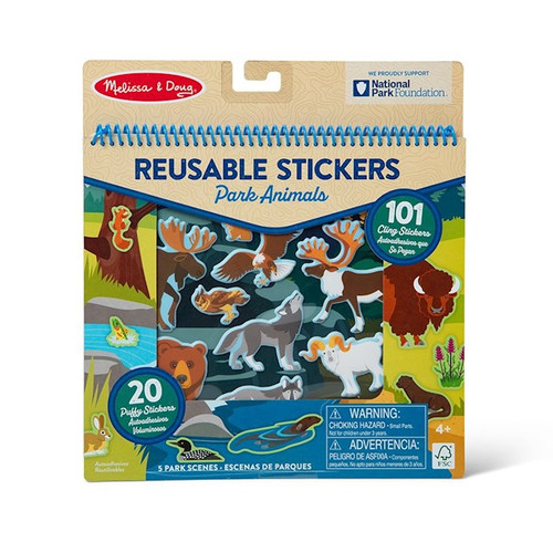 Reusable Sticker Pad: Habitats (Ages 3+) by Melissa And Doug