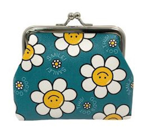 Coin Purse-Smiley Daisies (4 x 4.25) by Swanson