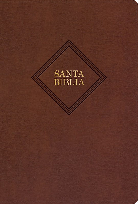 RVR 1960 Biblia Letra Grande Tamano Manual Edicion 2023 (Hand Size Giant Print)-Brown Bonded Leather by B&H Espa±ol