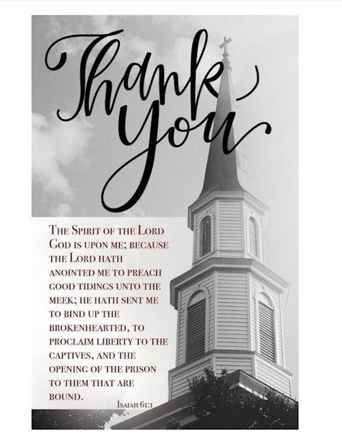 Bulletin-Thank You Pastor (Pack Of 100) by Broadman & Holman