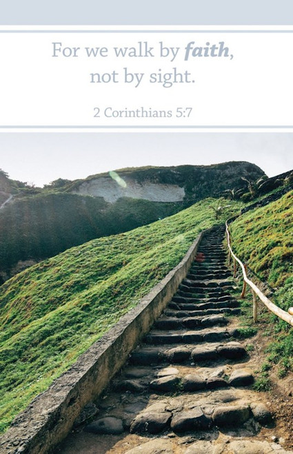 Bulletin-For We Walk By Faith Not By Sight (Pack Of 100) by Broadman & Holman