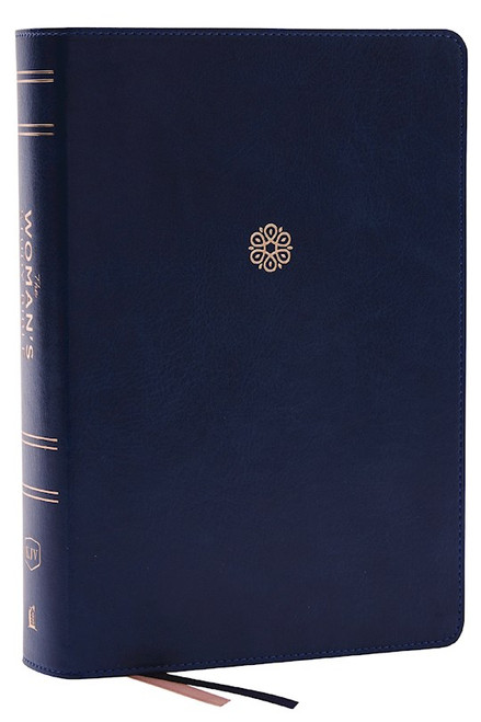 KJV The Woman's Study Bible Full-Color Edition (Comfort Print)-Blue Leathersoft by Patterson Dorothy