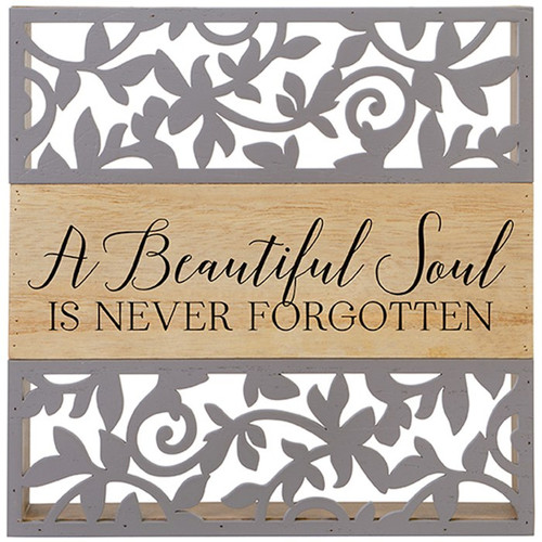 Shelf Sitter-Cutout-Beautiful Soul (8.5 x 8.5 x 1.5) (Pack Of 2) by Carson Home Accent