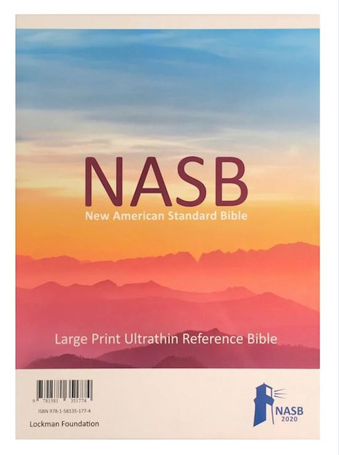 NASB 2020 Large Print Ultrathin Reference Bible-Black Calfskin Leather (#3573) by The Lockman Founda