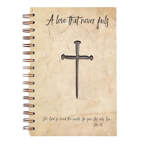 Journal-Cross Of Nails by Spiritual Harvest