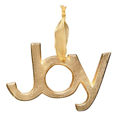 Ornament-Gold Joy (2" x 4.6") by Christmas