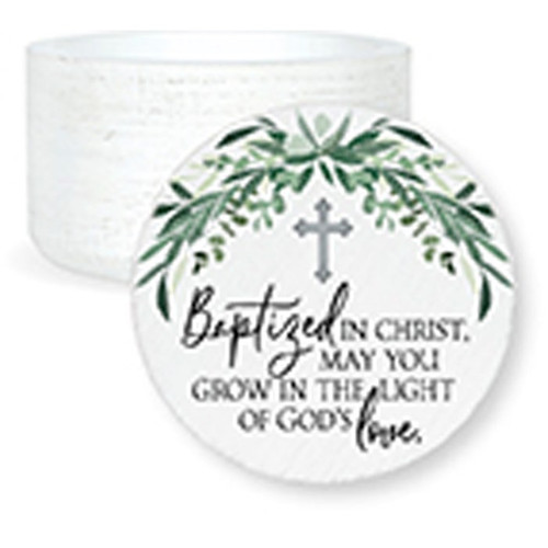 Trinket Box-Baptized In Christ (5"D) (Pack Of 2) by Carson Home Accent