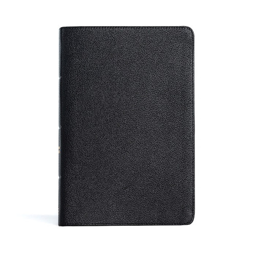 CSB Giant Print Reference Bible-Black Genuine Leather by CSB Bibles By Holm