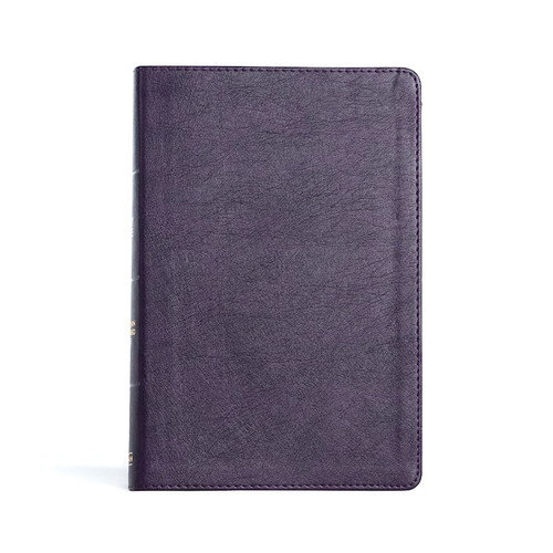CSB Giant Print Reference Bible-Plum LeatherTouch Indexed by CSB Bibles By Holm