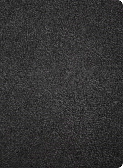 CSB Spurgeon Study Bible (Holman Handcrafted Collection)-Black Premium Goatskin by Begg Alistair