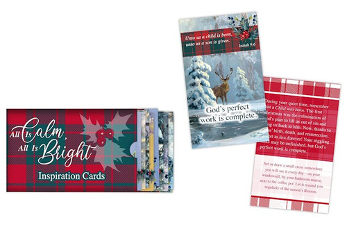 Card-Inspirational-All Is Calm All Is Bright by Christmas